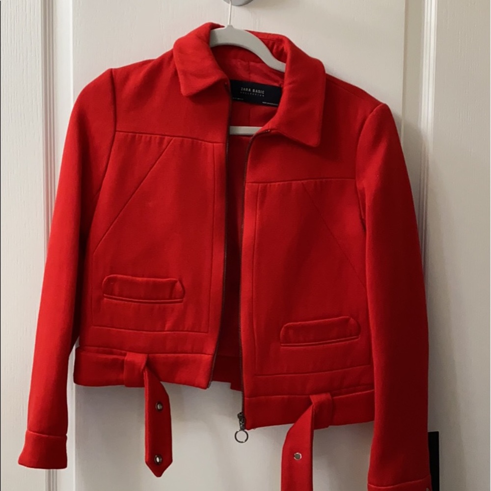 Zara Red Blazer